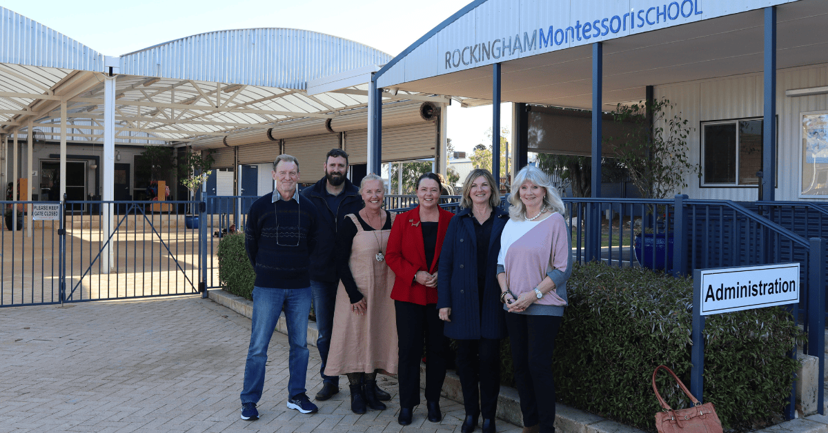 Rockingham Montessori School celebrates it’s rich history at the opening of a new multi-purpose space